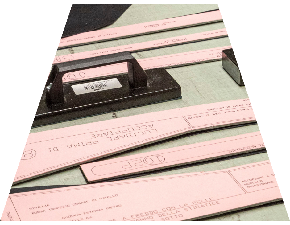 Dettagli borsa Trapèze