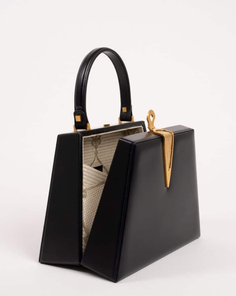 trapèze borsa artigianale aperta