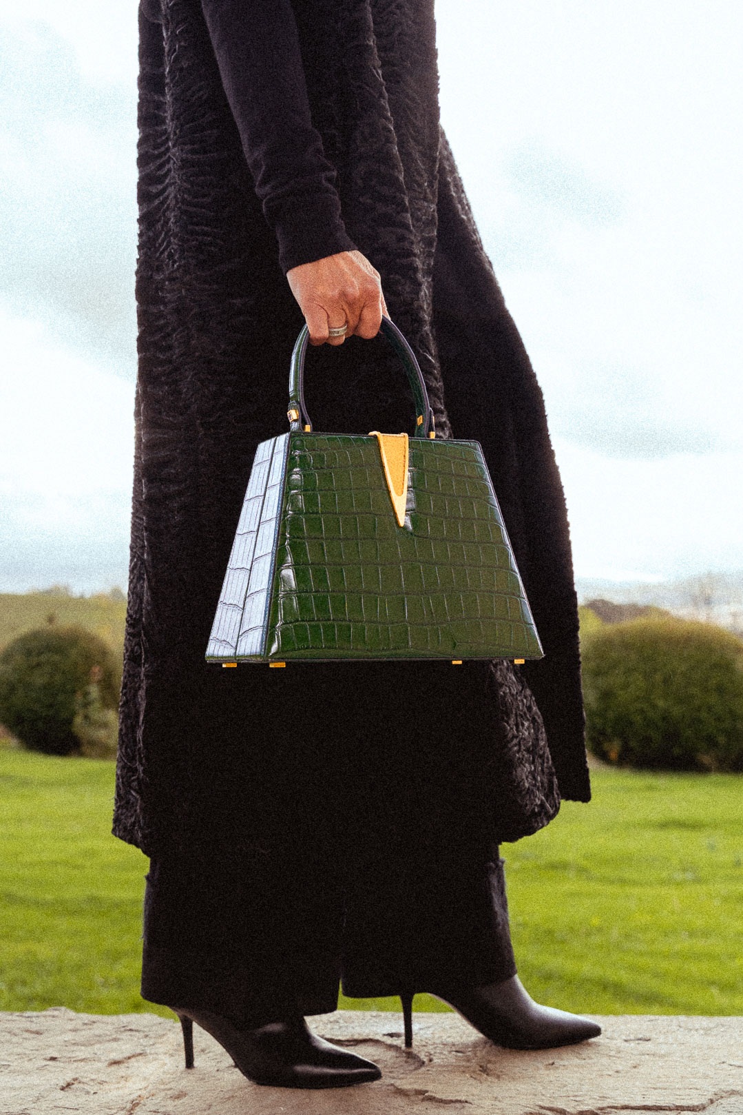 Collezione elegante di lusso borsa in coccodrillo